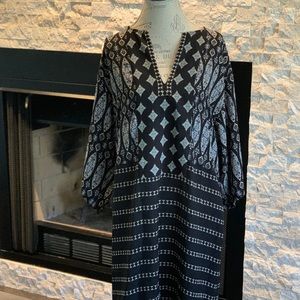 Bcbg boho chic straight dress in sz large